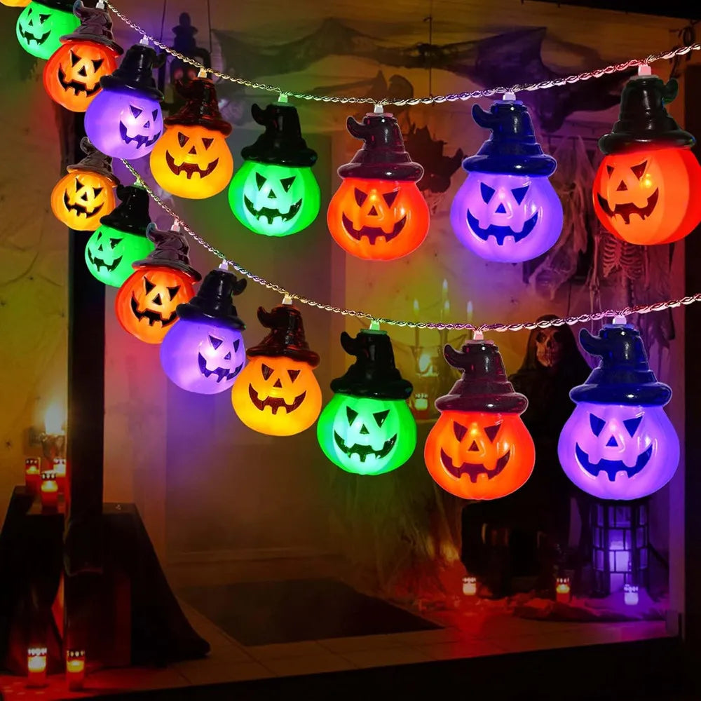 Halloween Pumpkin String Lights