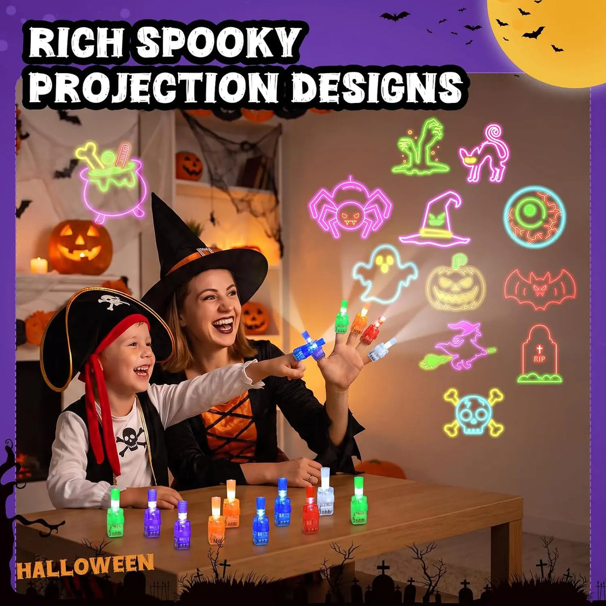 Halloween Finger Lights Toys