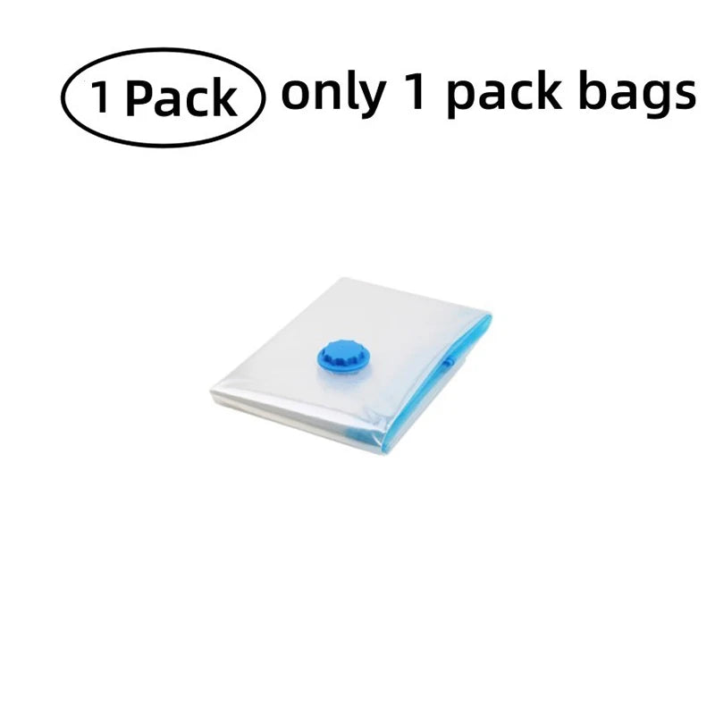 1/3/5/10PCS Vacuum Storage Bags with Valve Quilt Compression Pouch Space Saving Clothes Organizer Vacuum Bag Vacuum Sealing Bags