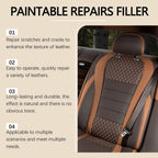 Leather Restoring Paste Natural Leather Filler Repair Compound Leather Restoration Cream For Tears Crack Burns Holes Filler