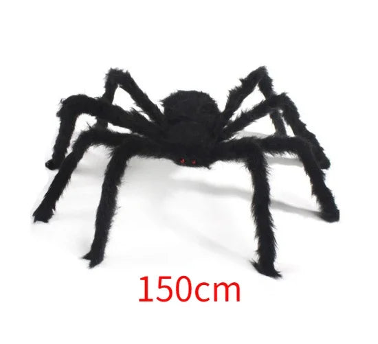 Giant Halloween Plush Black Spider
