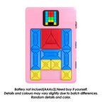Huarong Road Magnetic Suction Block Sliding Puzzle for CHILDREN's Logical Thinking Training Brain-burning Board Game Toys