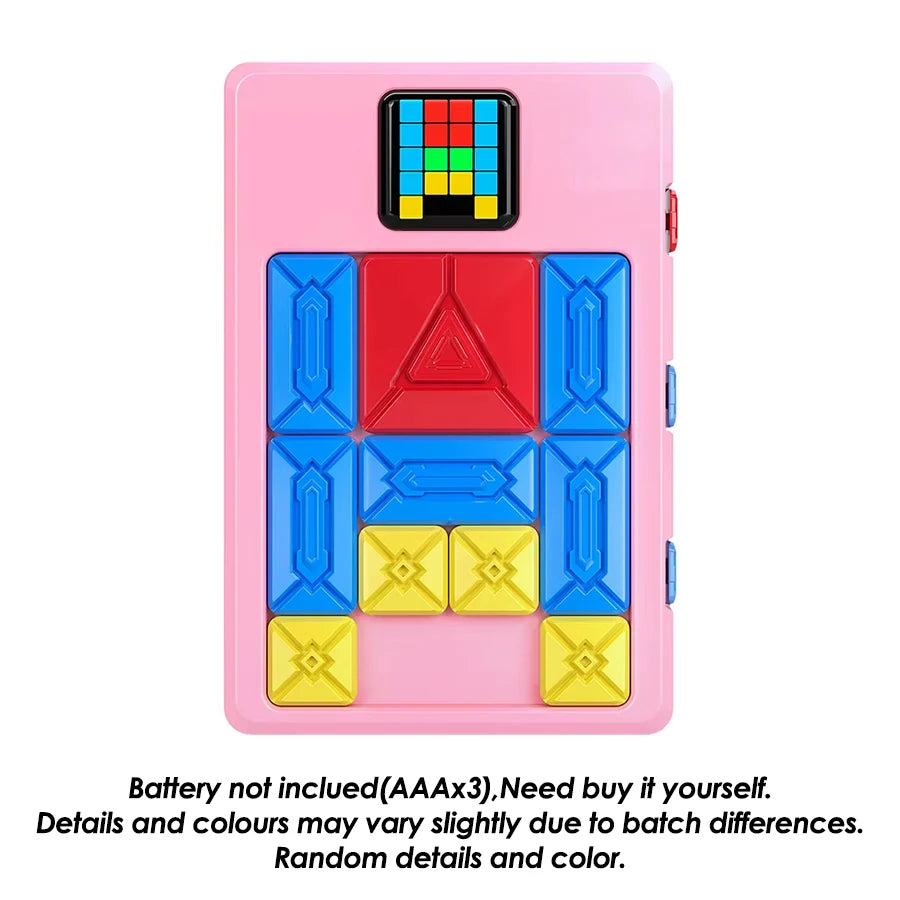 Huarong Road Magnetic Suction Block Sliding Puzzle for CHILDREN's Logical Thinking Training Brain-burning Board Game Toys