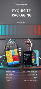Huarong Road Magnetic Suction Block Sliding Puzzle for CHILDREN's Logical Thinking Training Brain-burning Board Game Toys