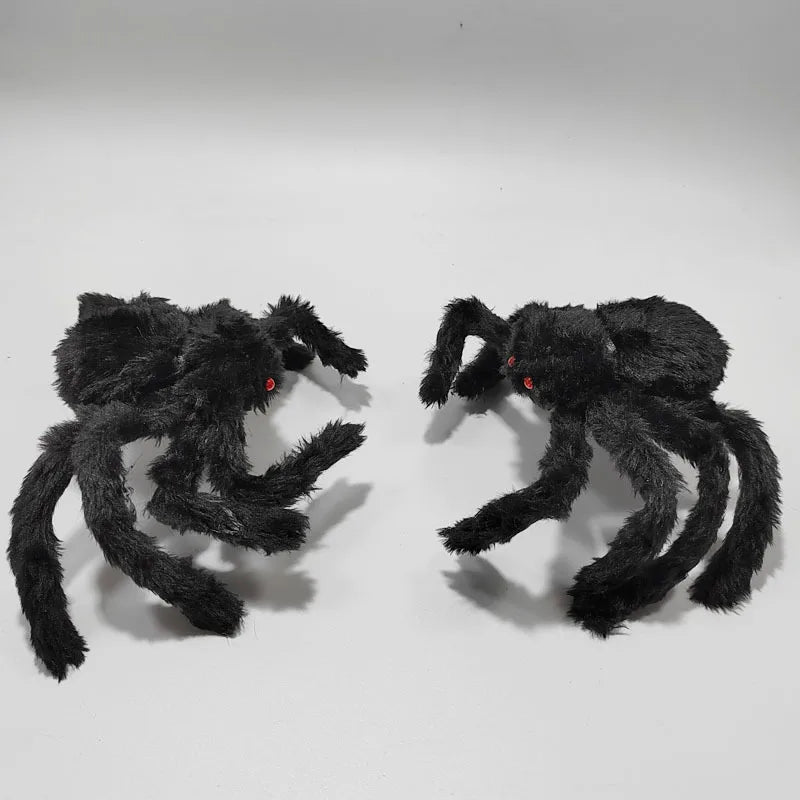 Giant Halloween Plush Black Spider
