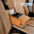 Auto Center Console Armrest Cushion With 2 Cup Holder Armrest Heightening Pad Auto Amrest Pillow Cover Pad for All Seasons
