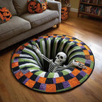 Halloween 3D Illusion Vortex Round Rug