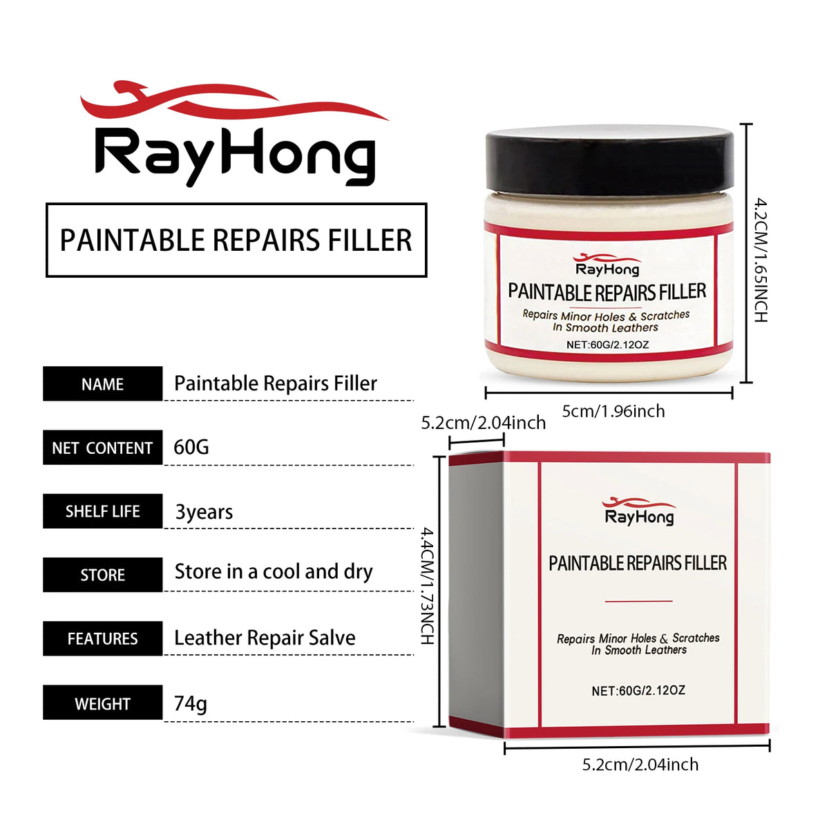 Leather Restoring Paste Natural Leather Filler Repair Compound Leather Restoration Cream For Tears Crack Burns Holes Filler