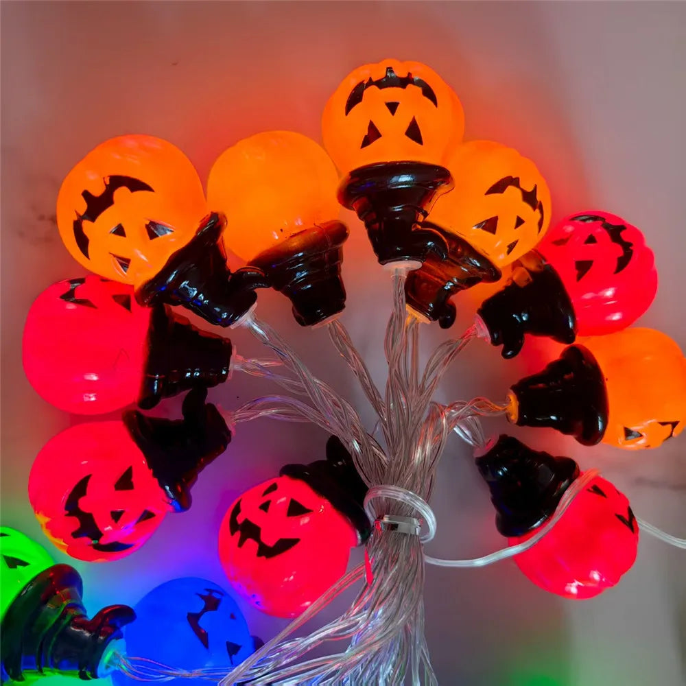 Halloween Pumpkin String Lights