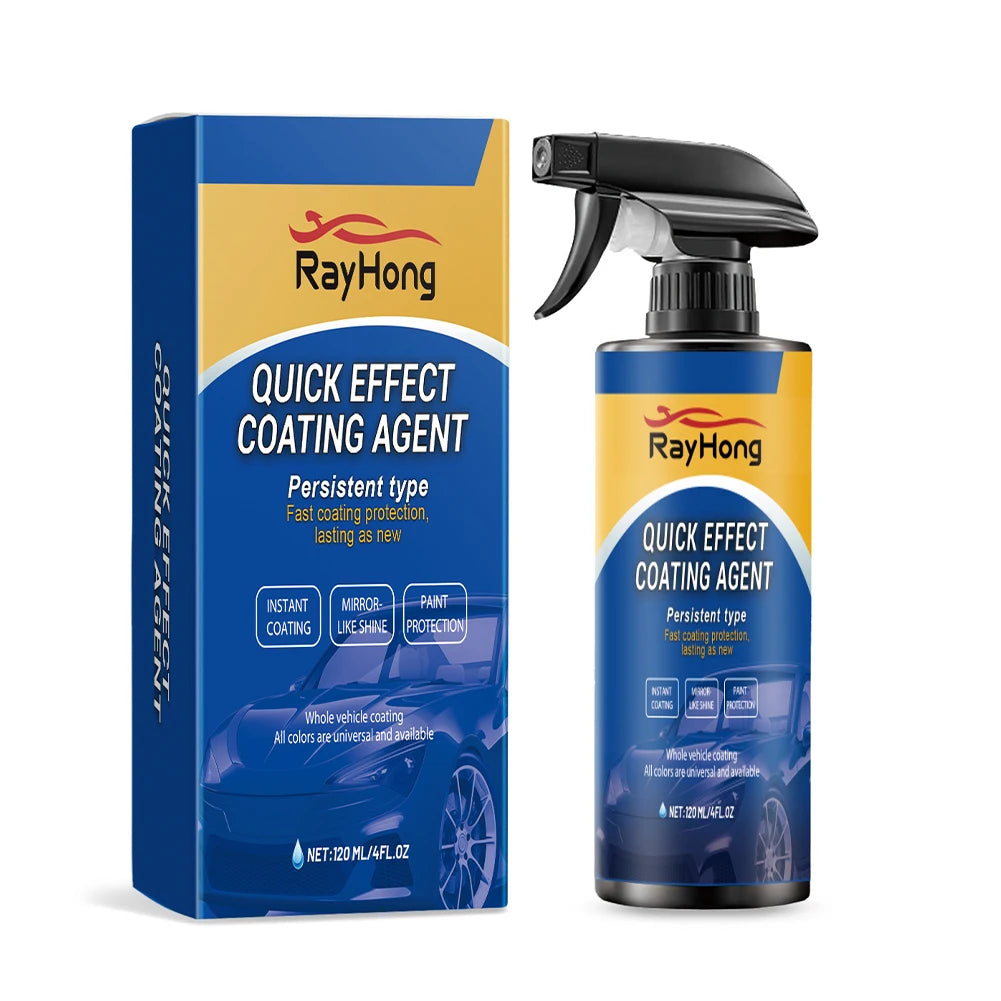 5-1PC 120ml Car Coating Hydrophobic Protection Quick-Dry Car Polishing Maintenance Spray Water Repellent Spray Car Accessories
