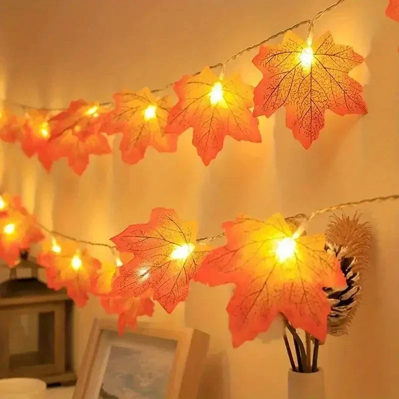 Maple Leaf String Lights