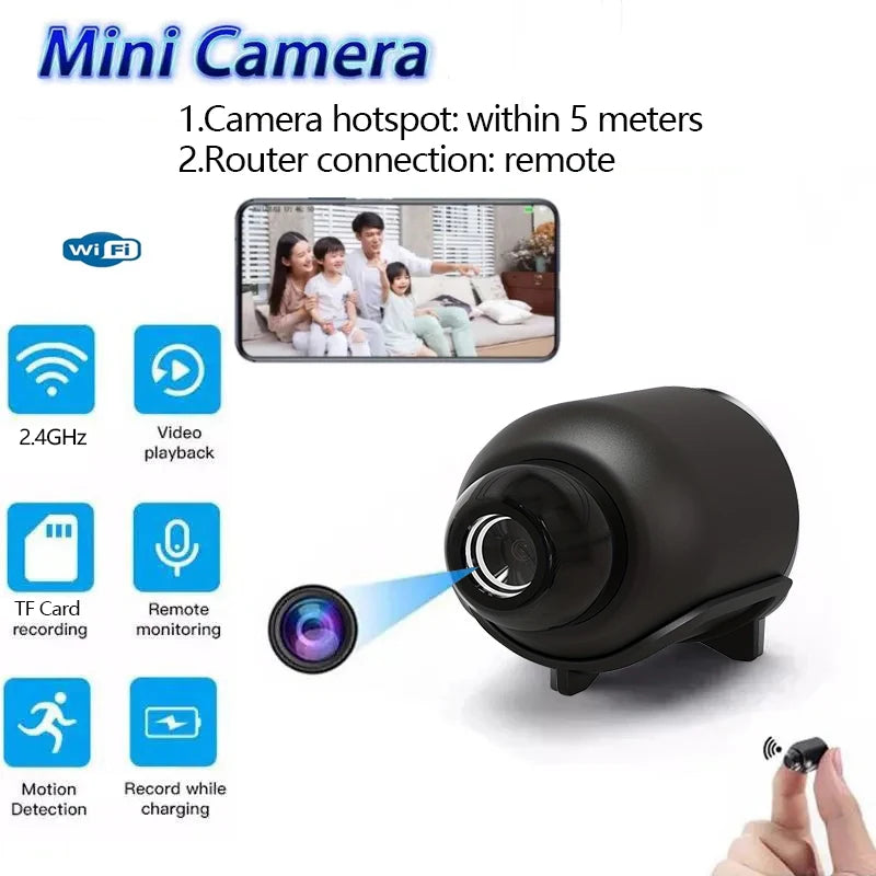New X5 Mini Camera 1080P Clear Night Vision Lightweight Portable Premium Cams Motion Detection Wireless WiFi Surveillance Camera