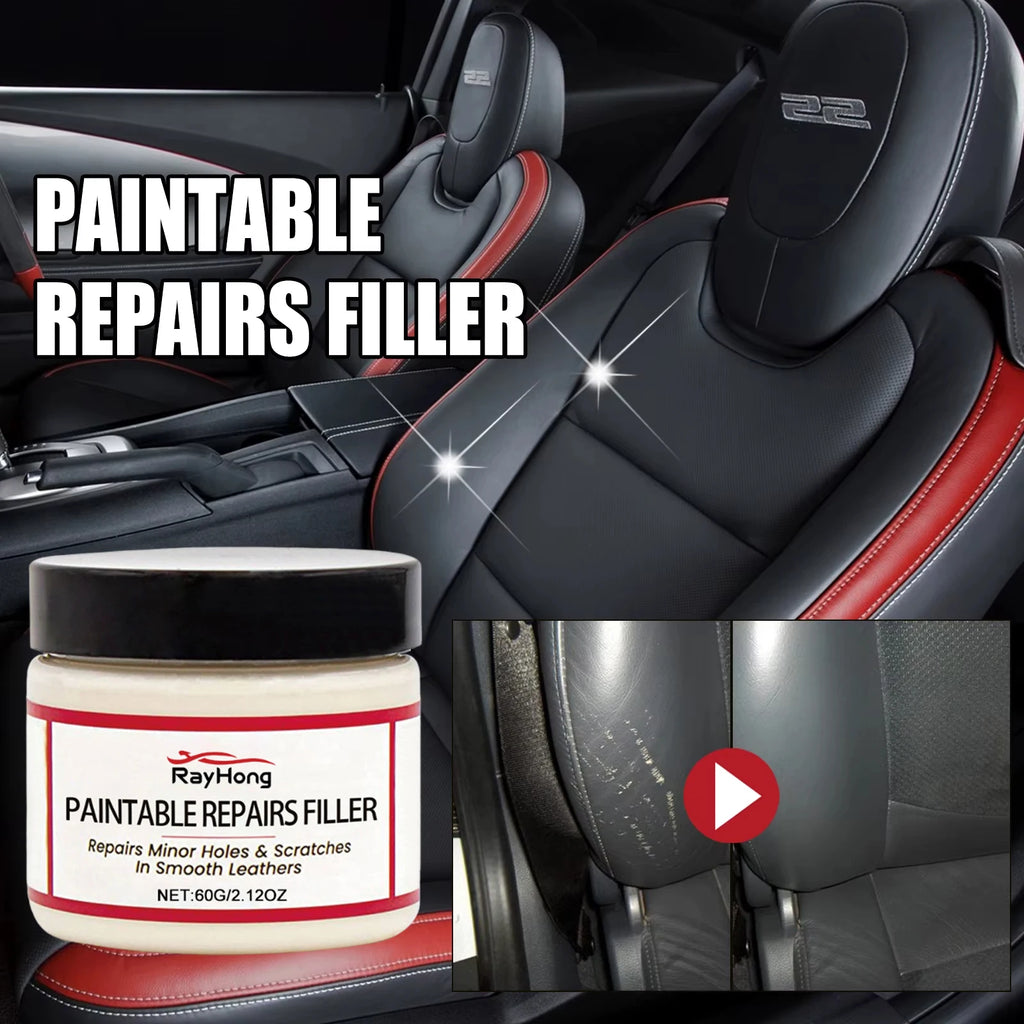Leather Restoring Paste Natural Leather Filler Repair Compound Leather Restoration Cream For Tears Crack Burns Holes Filler