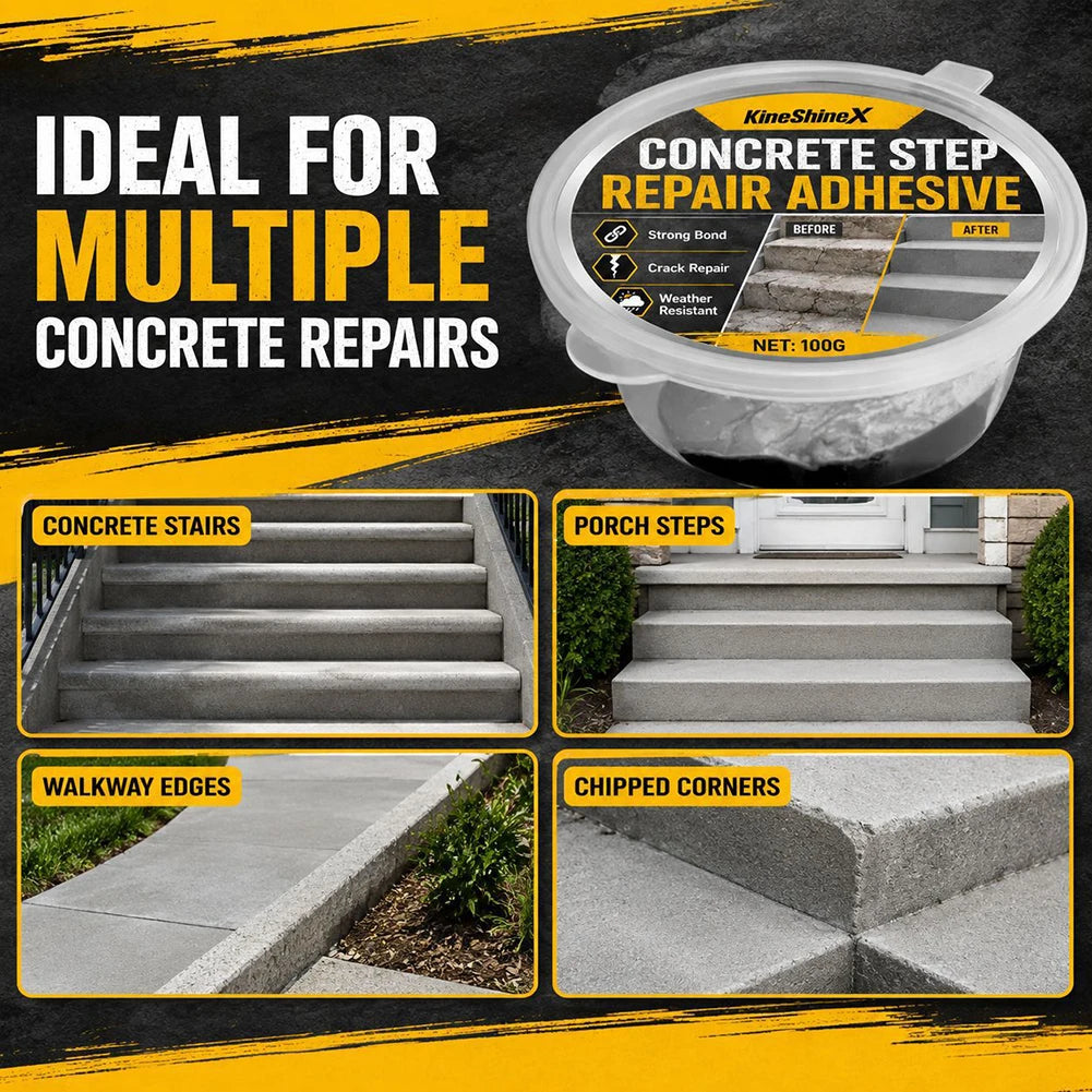 Concrete Patch Repair Adhesive Step Cracks Filler Repair Sealant High Strength Strong Bonding Permanently Bonding Cracked