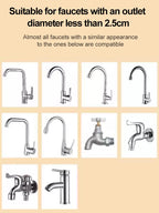 50Pcs Faucet Filter Cotton,Anti-splash Removes Sand Filters With T-strap ,Water Purification Socks For Tap Water Rust Removal