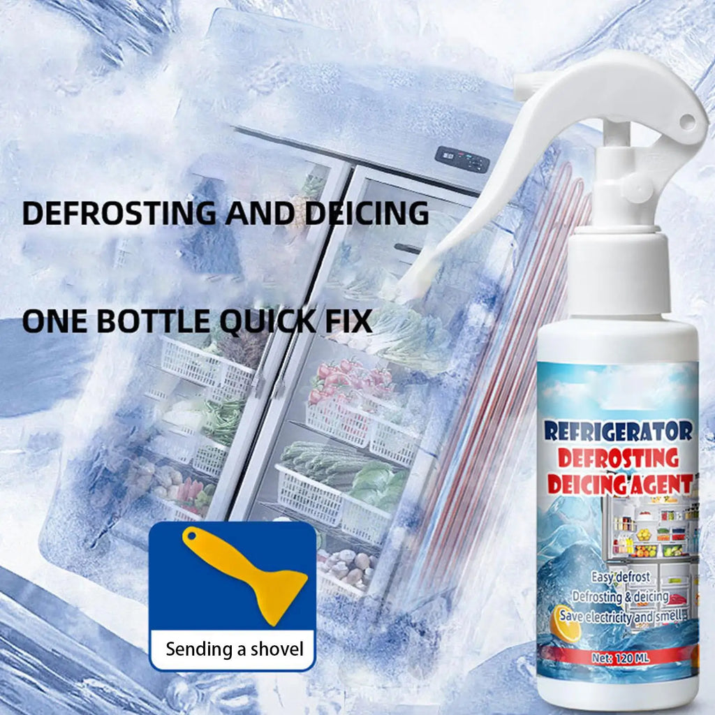 Fridge Defrosting Spray De Icer Spray Freezer Cooler Cleaner Home Freezer Fresh Spray Food Freshing Fridge Defrosting Agent
