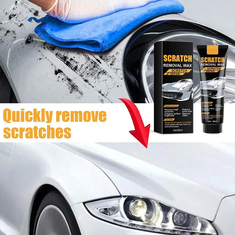 Car Scratch Repair Paste Surface Oxide Layers Stains Repairs Paint Scratches Remover Improves Automotive Gloss Restores Light