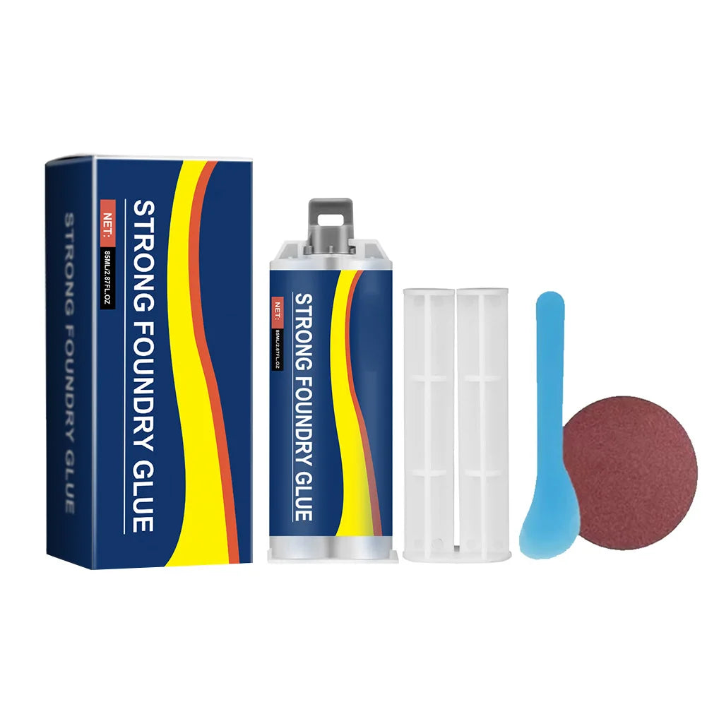 Welding Glue High Temperature Resistant Casting Repair Liquid Welding Filler Metal Repair Glue for Metal Defects and Repairs