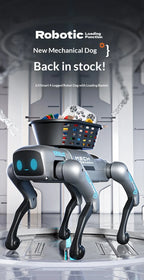 2026 New Ai Intelligent Smart Robot Dog Remote Control Toy Programmable With Loading Basket For Boys Birthday Festival Gift