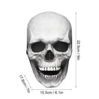 Full Head Skull Mask Carnival Adults Realistc Anonymous Halloween Moveable Mouth Jaw Anime Horror Helmet Skeleton Headgear Masks