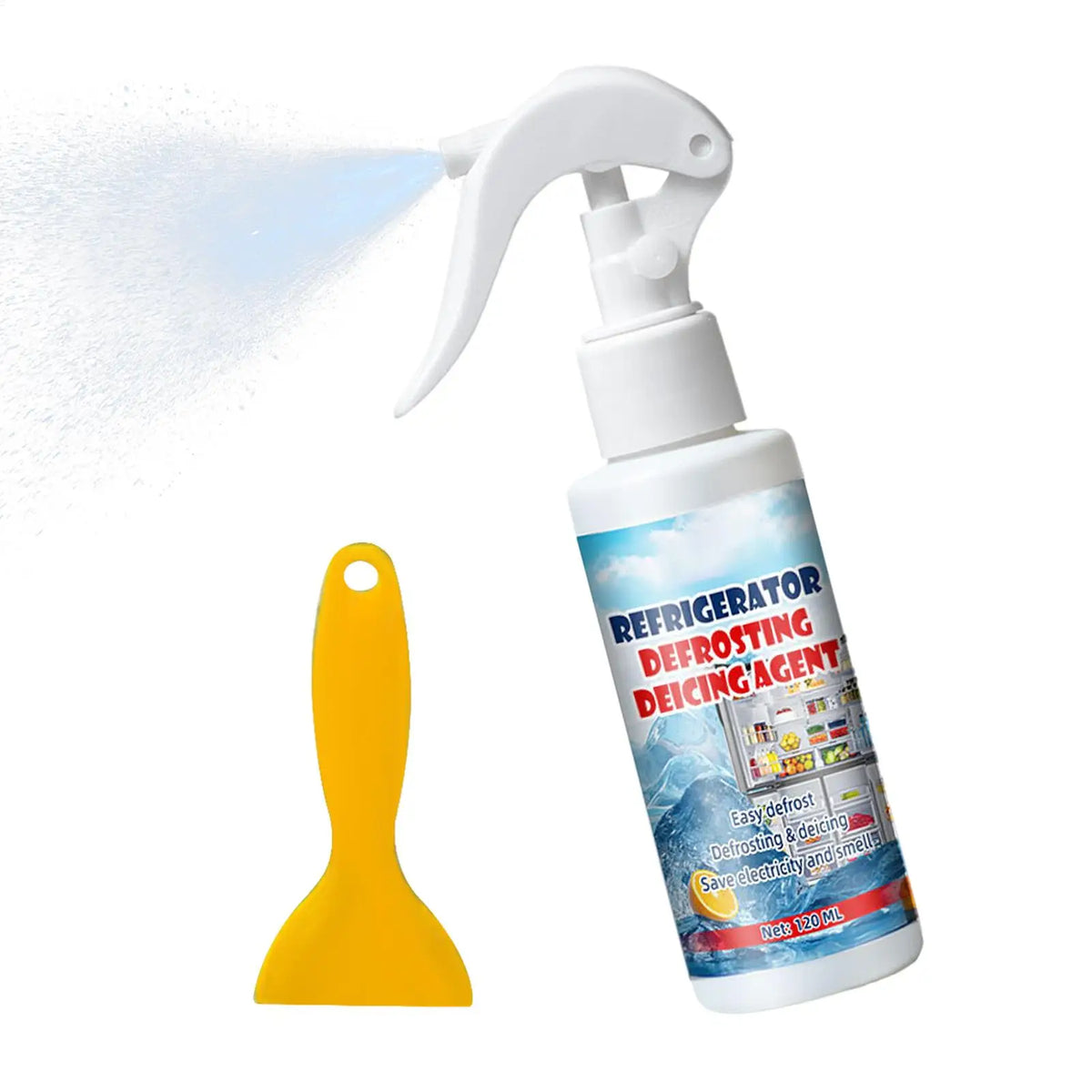 Fridge Defrosting Spray De Icer Spray Freezer Cooler Cleaner Home Freezer Fresh Spray Food Freshing Fridge Defrosting Agent