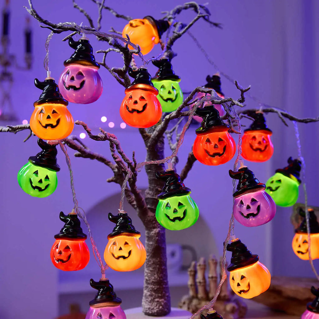 Halloween Pumpkin String Lights