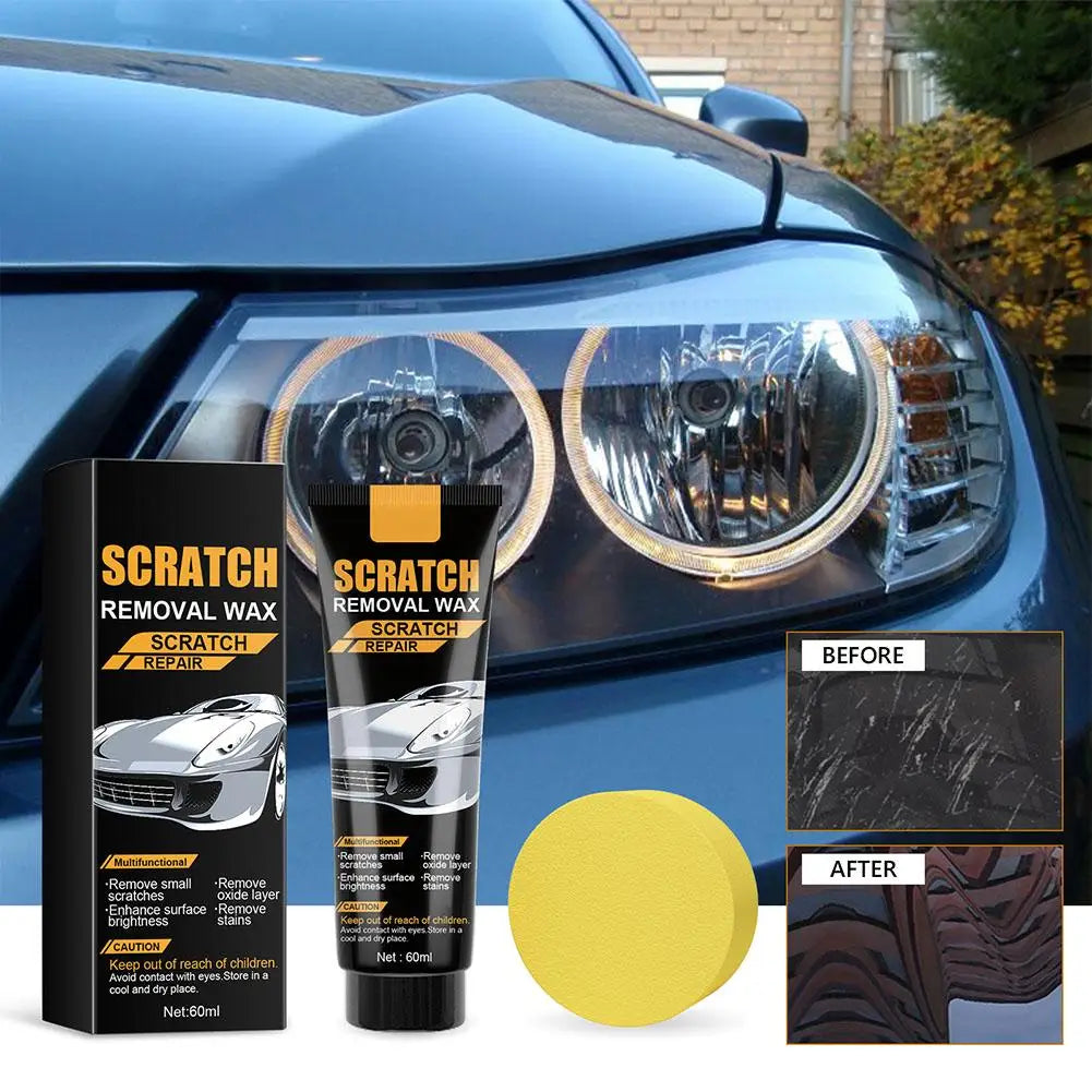 Car Scratch Repair Paste Surface Oxide Layers Stains Repairs Paint Scratches Remover Improves Automotive Gloss Restores Light