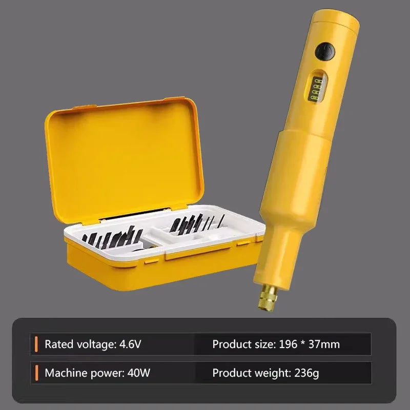 Handheld Electric Carving Tool Set For Furniture Woodworking Carving Lithium Electric Wood Chiseling 20PCS Blade Polishing Tool