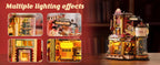 Robotime Wooden Music Box Christmas Dream Gift Factory 3D Wooden Puzzles Wooden Model Kits Build Best Gifts for Adults