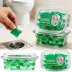 Odor Removal Sewer Cleaner Scented Gel Airs Freshener For Sinks Drains Gel Water Film Soluble In Water For Kitchen For Bathroom