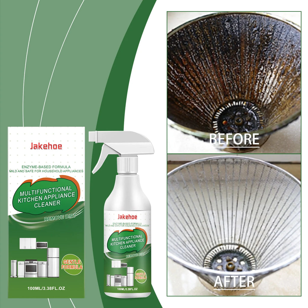 Kitchen Multifunctional Appliance Cleaner Enzyme Based Formula Mild Safe Removes Grease Dirt For Microwave Oven Fridge 100ml