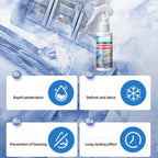 Fridge Defrosting Spray De Icer Spray Freezer Cooler Cleaner Home Freezer Fresh Spray Food Freshing Fridge Defrosting Agent