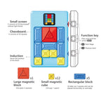 Huarong Road Magnetic Suction Block Sliding Puzzle for CHILDREN's Logical Thinking Training Brain-burning Board Game Toys