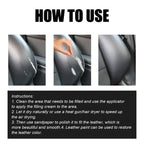 Leather Restoring Paste Natural Leather Filler Repair Compound Leather Restoration Cream For Tears Crack Burns Holes Filler
