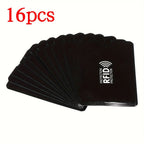 16 Pcs RFID Protection Card Sleeves - Secure Your Credit and Debit Cards- Simple Style for Everyday Use