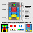 AI Huarong Road Magnetic Suction Block Sliding 500+ Levels Puzzle Toys Logical Thinking Training Brain-burning Board Game Toys