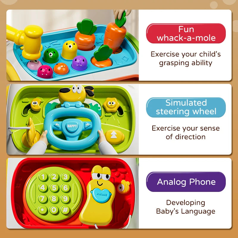 Baby Cell Phone Toy Children's Music Mobile Speaker With Sound Light Education Development Toy For 12 Months Kids Gifts