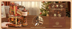 Robotime Wooden Music Box Christmas Dream Gift Factory 3D Wooden Puzzles Wooden Model Kits Build Best Gifts for Adults