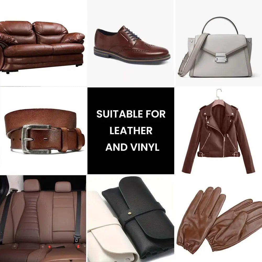Leather Vinyl Recoloring Balm Repair Paste 4 Colors Black Brown Gray Leather Scratch Fade Crack Restorer DIY Repair Kit