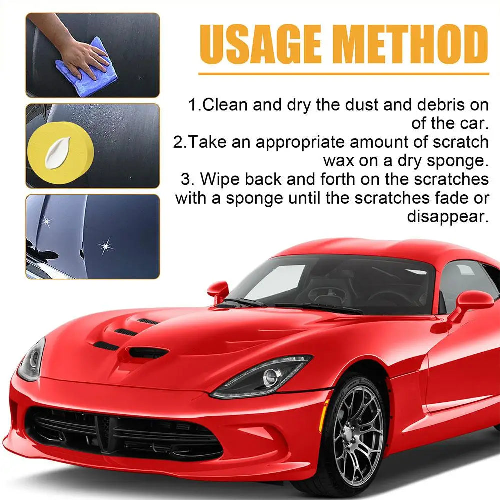 Car Scratch Repair Paste Surface Oxide Layers Stains Repairs Paint Scratches Remover Improves Automotive Gloss Restores Light