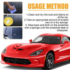 Car Scratch Repair Paste Surface Oxide Layers Stains Repairs Paint Scratches Remover Improves Automotive Gloss Restores Light