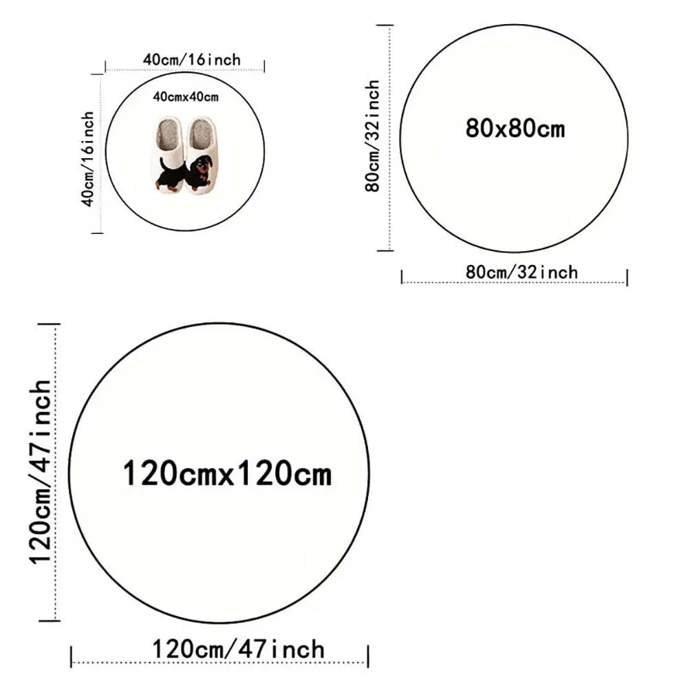 3D Illusion Skull Vortex Round Rug Movie Room Horror Theme Anti Slip Floor Mat for Living Room Bedroom Decoration Carpet Gift