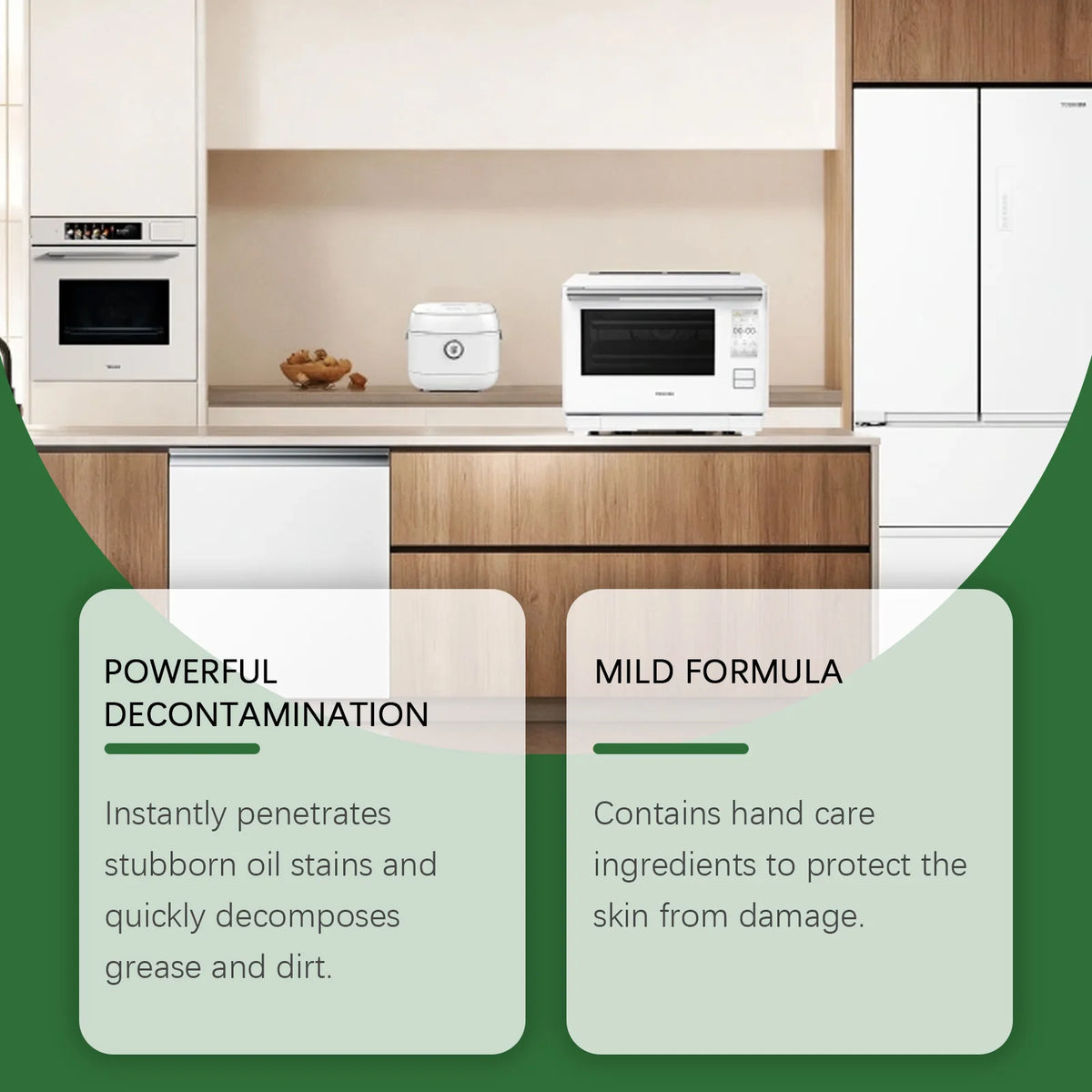 Kitchen Multifunctional Appliance Cleaner Enzyme Based Formula Mild Safe Removes Grease Dirt For Microwave Oven Fridge 100ml