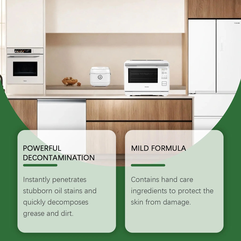 Kitchen Multifunctional Appliance Cleaner Enzyme Based Formula Mild Safe Removes Grease Dirt For Microwave Oven Fridge 100ml