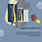 Welding Glue High Temperature Resistant Casting Repair Liquid Welding Filler Metal Repair Glue for Metal Defects and Repairs