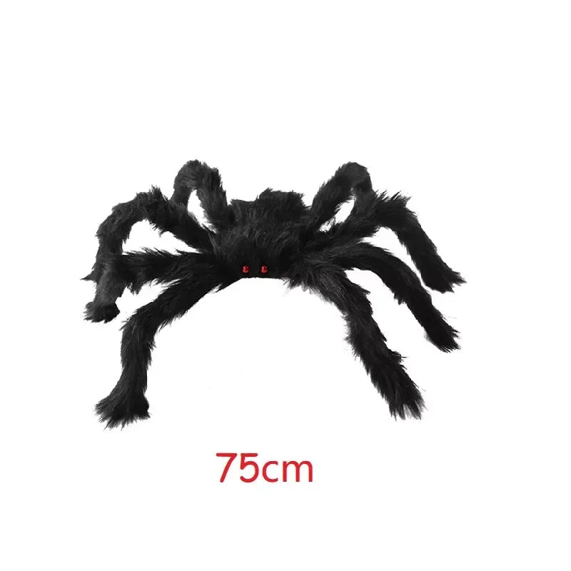 Giant Halloween Plush Black Spider