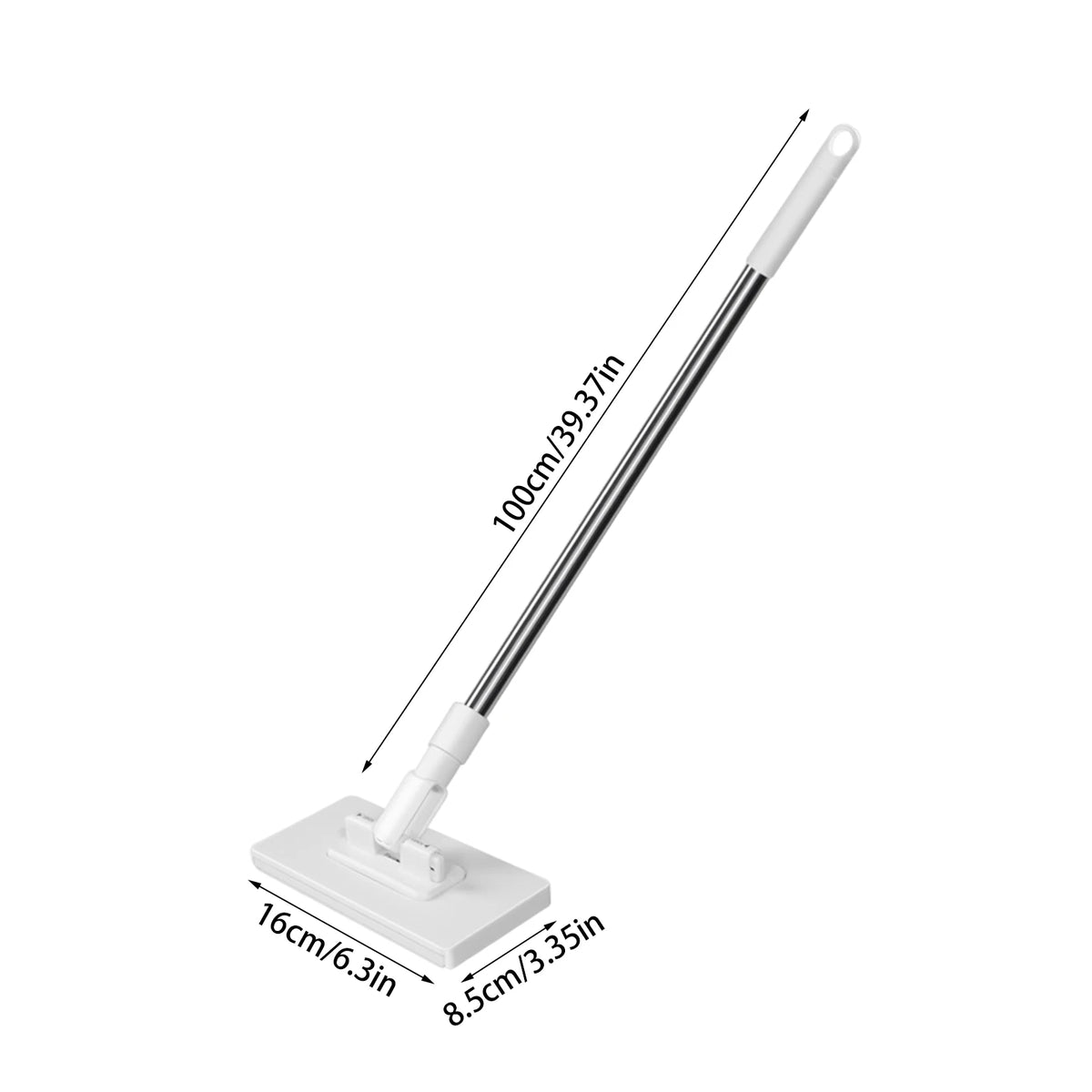 New Trendy Mop With Pressure Clamping System Multifunctional Washcloth Mop Lazy Automatic Clip Cloth Flat Dusting Cleaning Wipe