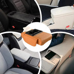 Auto Center Console Armrest Cushion With 2 Cup Holder Armrest Heightening Pad Auto Amrest Pillow Cover Pad for All Seasons