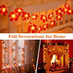 Maple Leaf String Lights