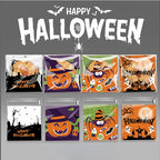 100 Pcs 10x10cm Halloween Plastic Candy Cookies Gift Bag Self Adhesive Snack Wrap Bag Halloween Party Decorations Kids Gifts
